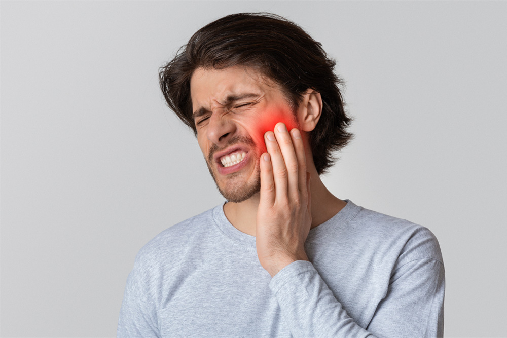 Patient receiving emergency dental care at Northdene